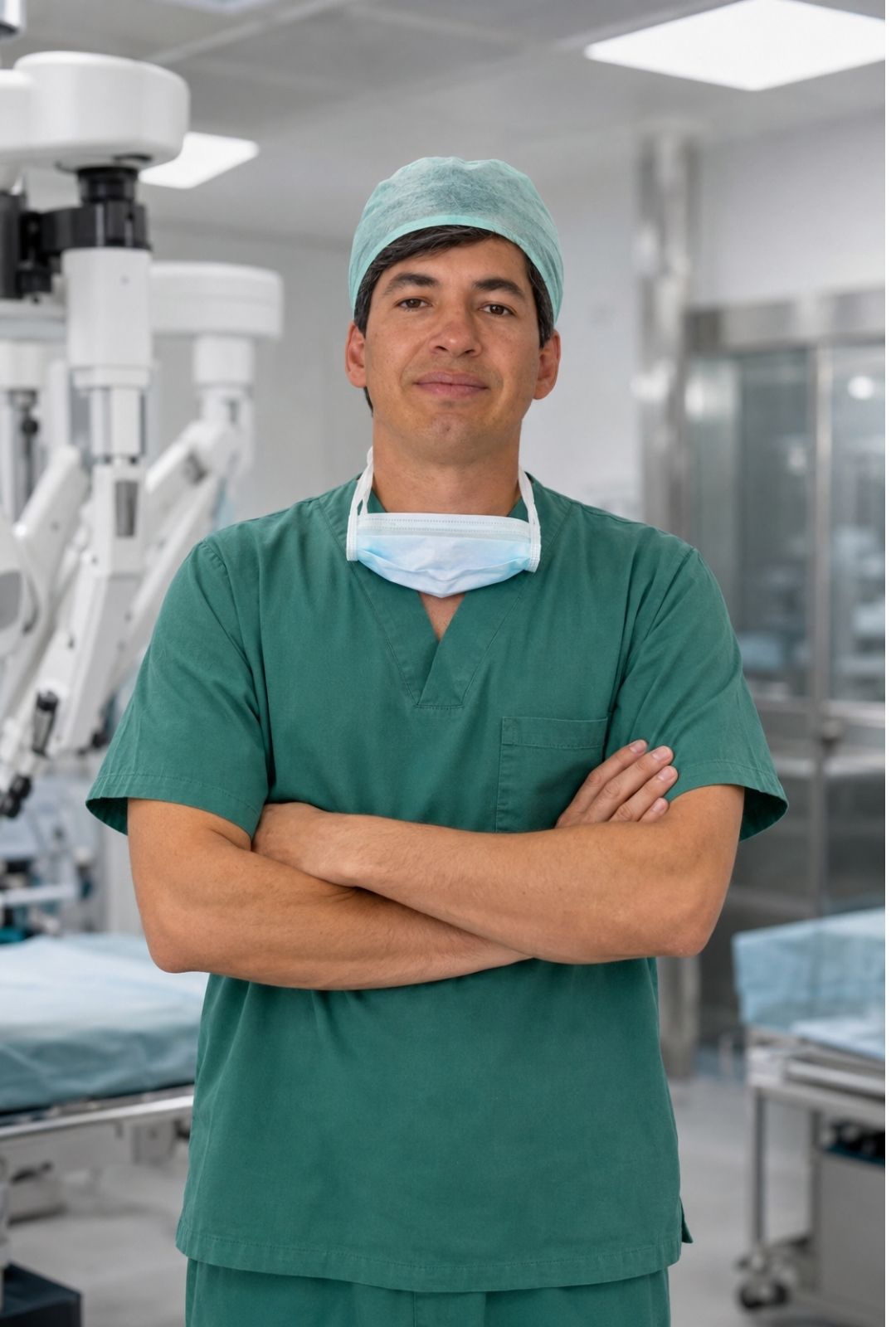 Dr. Antenor Couto no centro cirúrgico